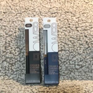 FLOWER Beauty by Drew Eyeliner 2-in-1 Sapphire/Silver & Black/Bronze (Set of 2).